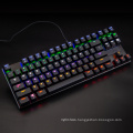 Amazon top selling RGB gaming keyboard 87 keys mechanical  RGB keyboard